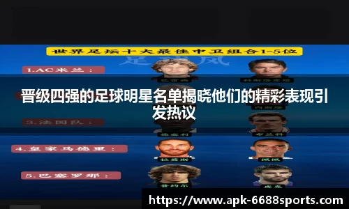 晋级四强的足球明星名单揭晓他们的精彩表现引发热议